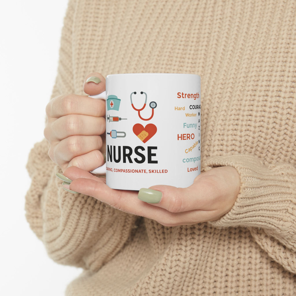 Love Nurses Ceramic Mug, (11oz, 15oz)