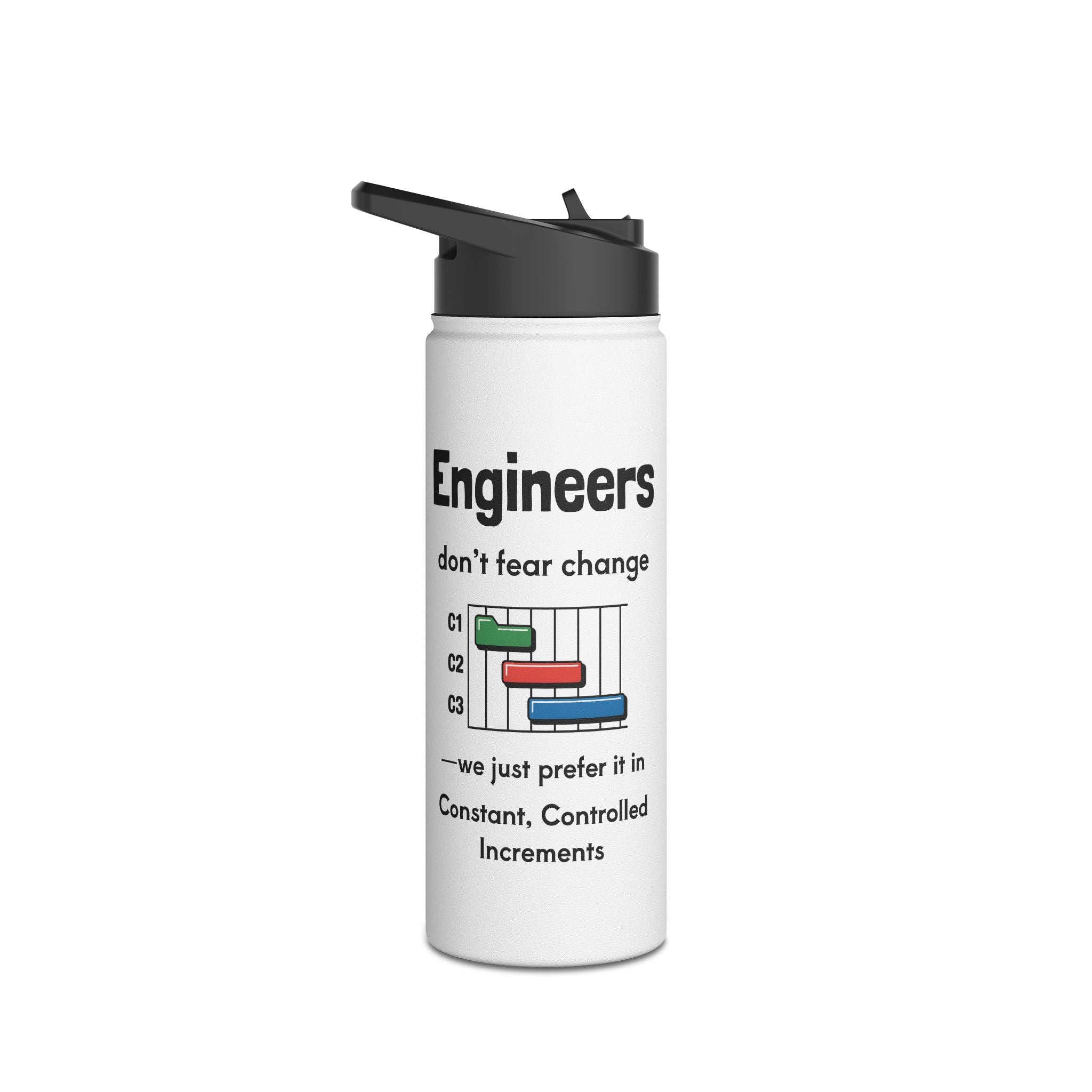 Engineers and Constants Stainless Steel Water Bottle