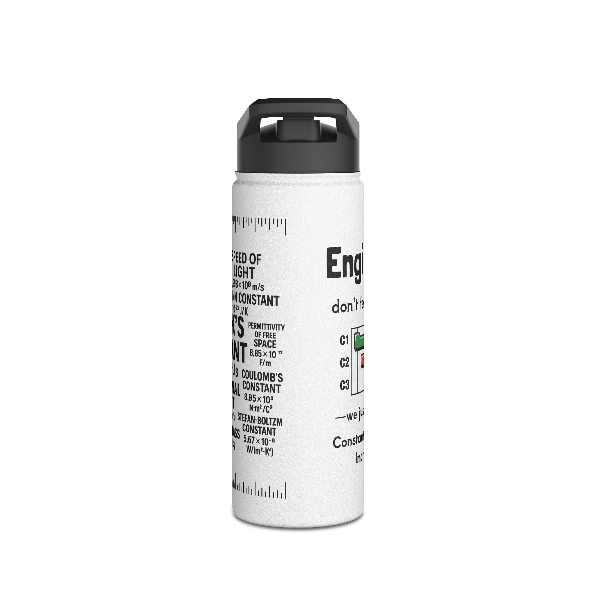 Engineers and Constants Stainless Steel Water Bottle