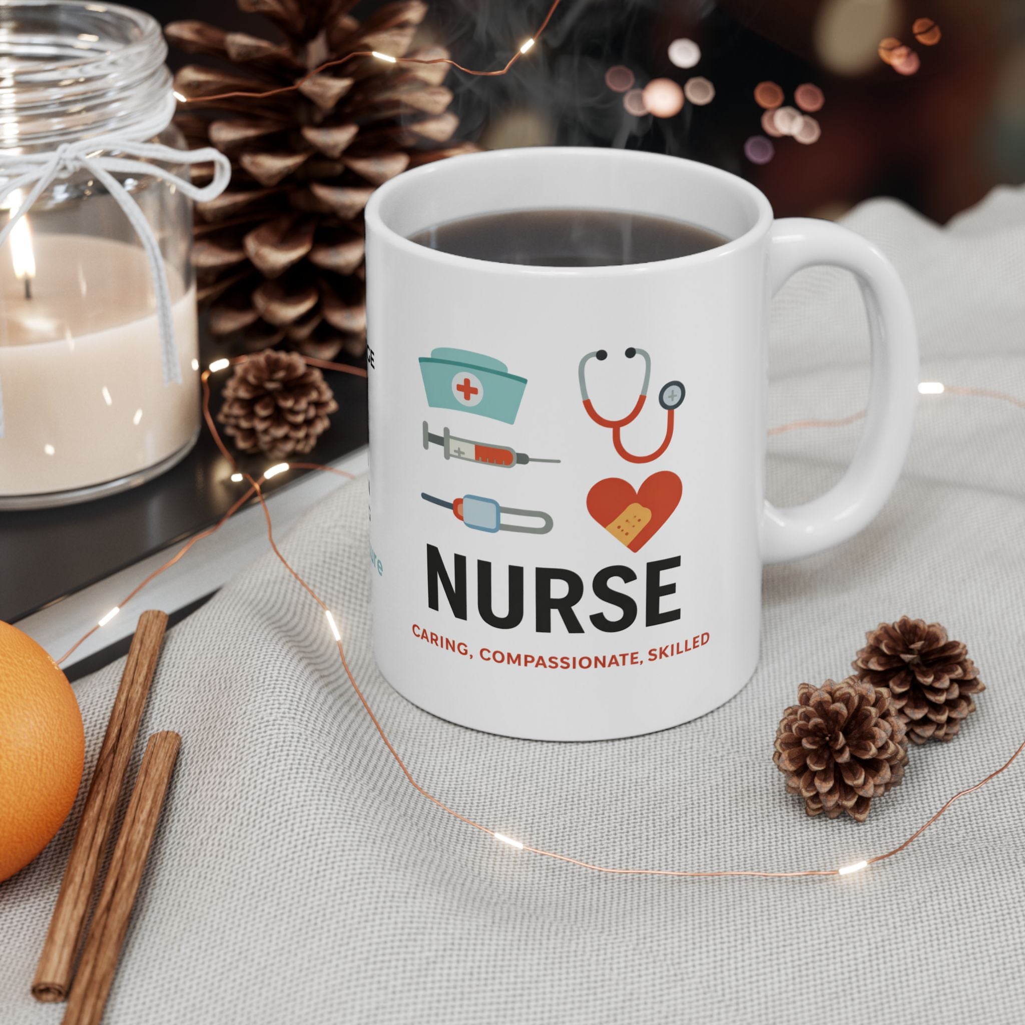 Love Nurses Ceramic Mug, (11oz, 15oz)