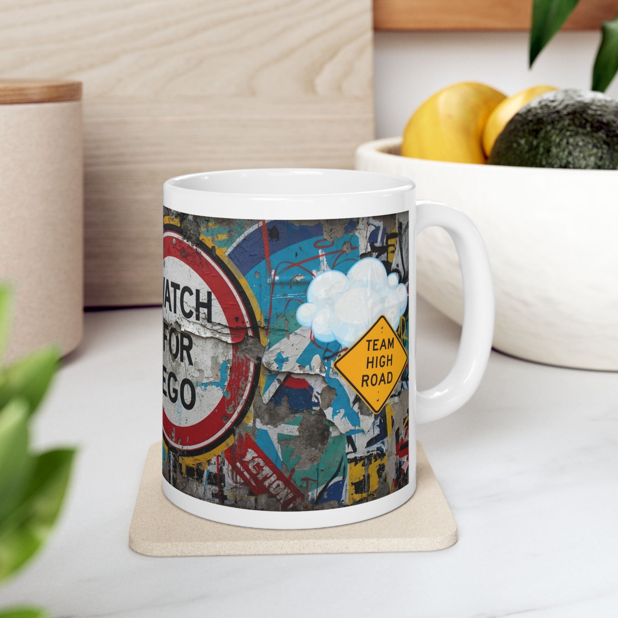 High Road Ceramic Mug, (11oz, 15oz)