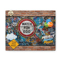 Graffiti Street Art Canvas — "Watch For Ego" Inspirational Wall Art