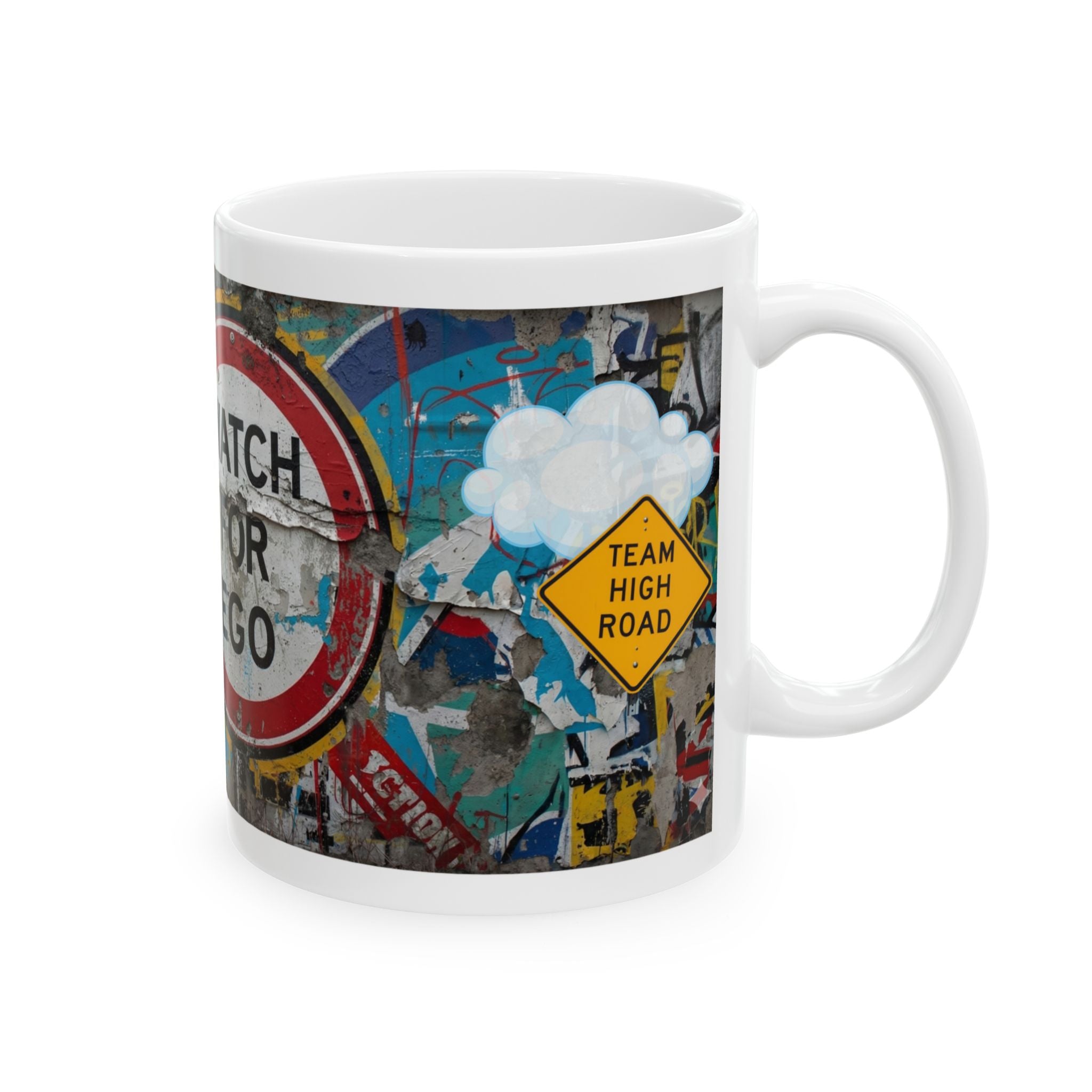 High Road Ceramic Mug, (11oz, 15oz)