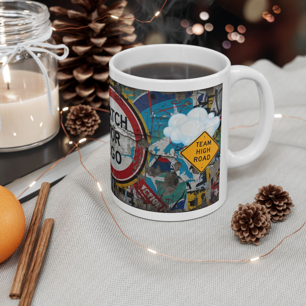 High Road Ceramic Mug, (11oz, 15oz)