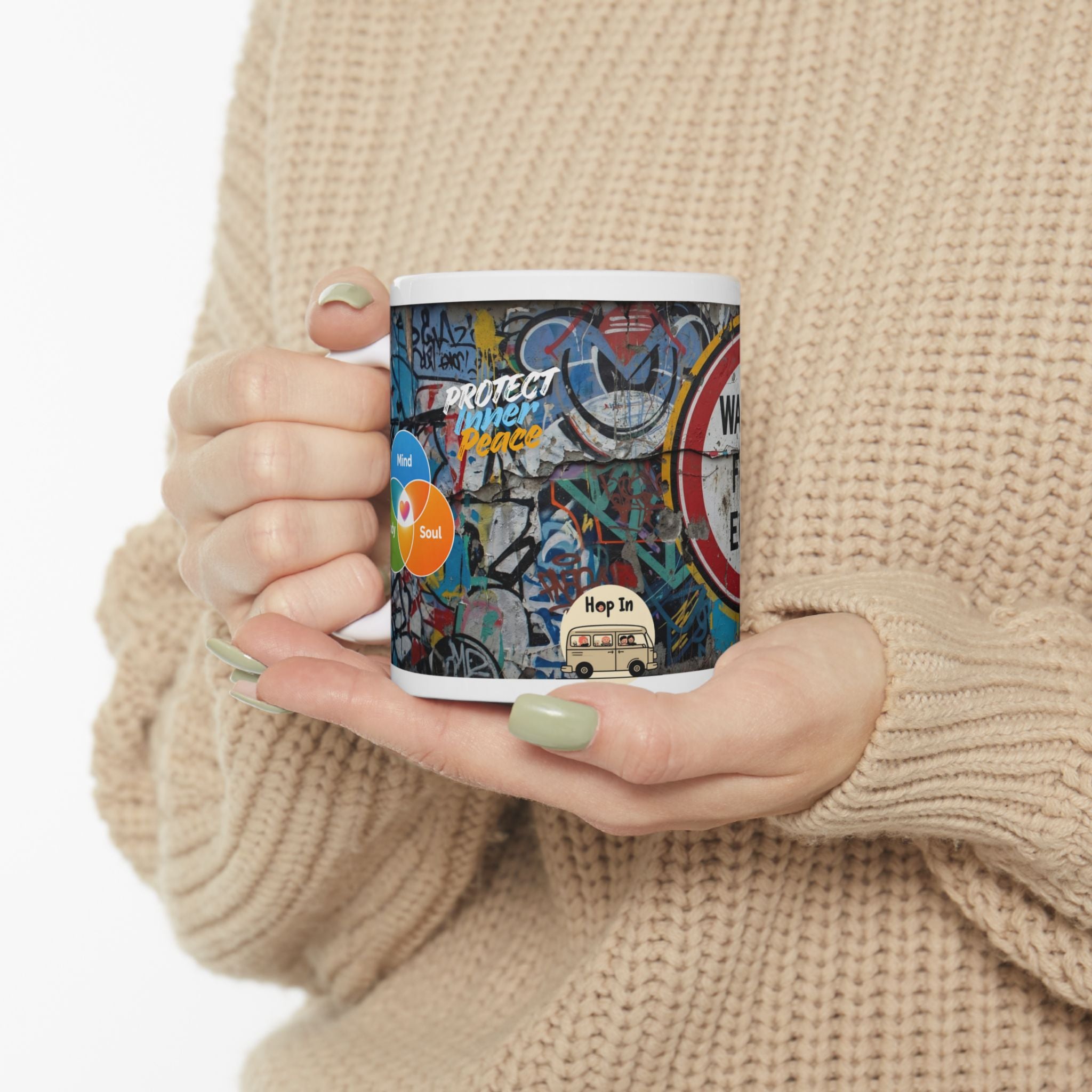 High Road Ceramic Mug, (11oz, 15oz)