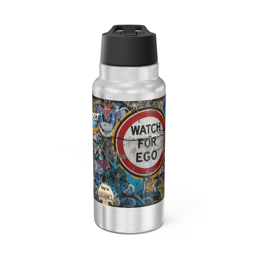 32oz Graffiti Gator Tumbler – 'High Road' Insulated Leak-Proof Double Wall Mug Free Shipping