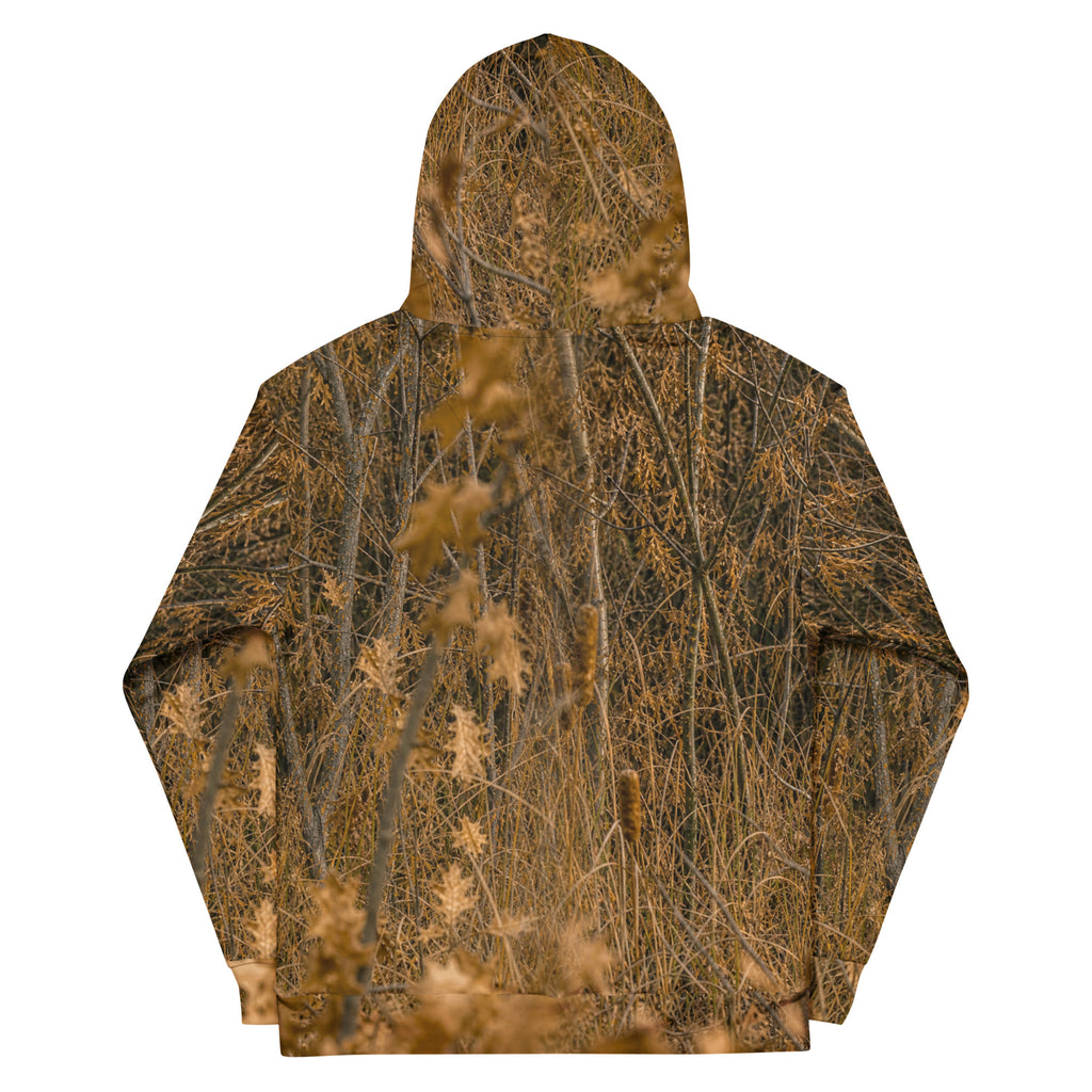 Fitted 3D Deer Print Hooded Sweatshirt