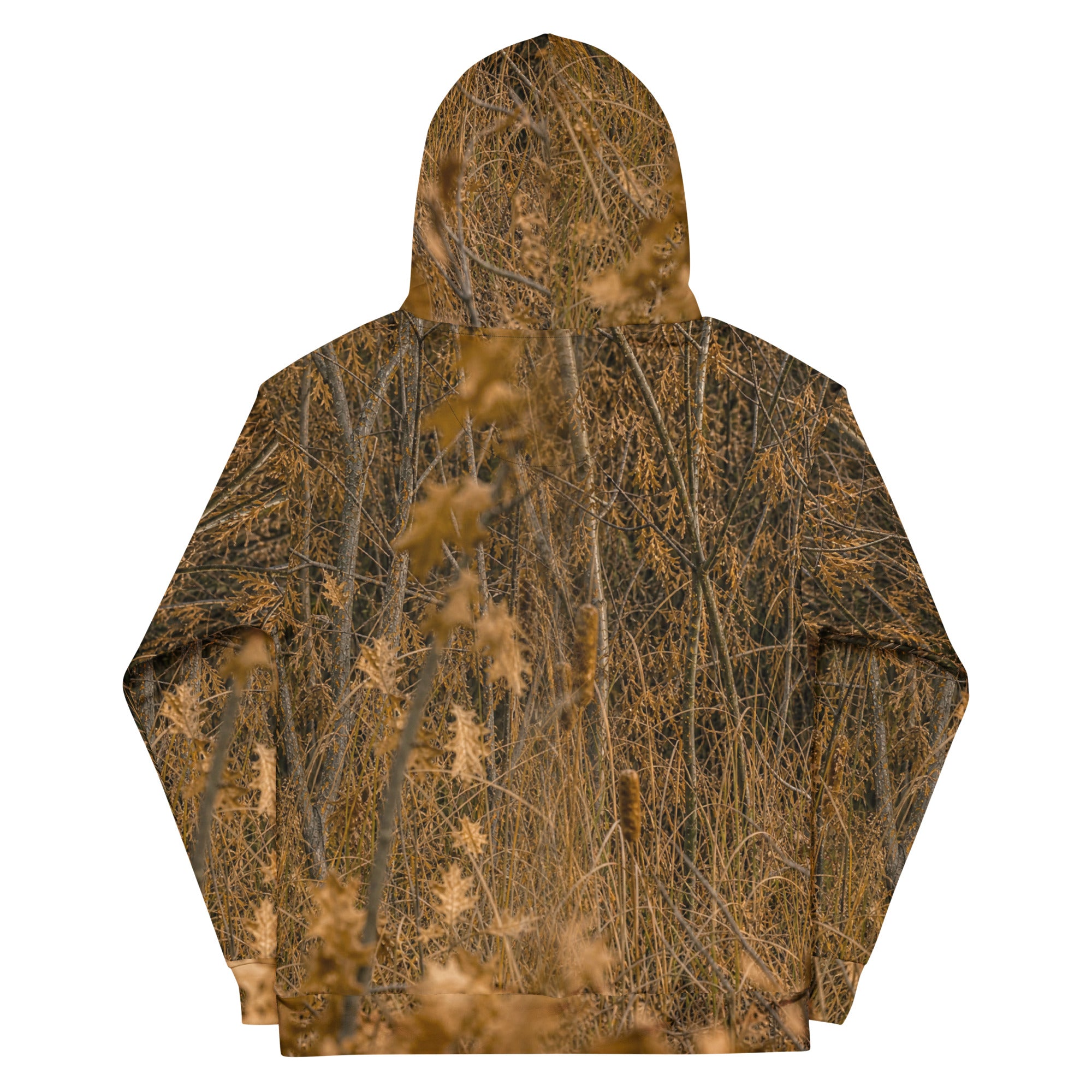 Fitted 3D Deer Print Hooded Sweatshirt